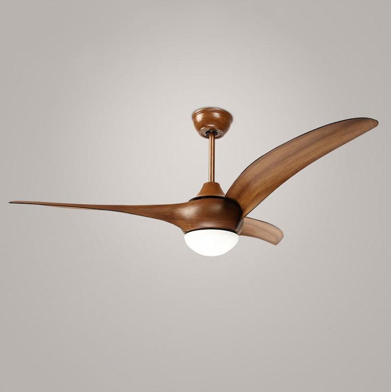 Traditional 52 Inch LED Ceiling Fan with Integrated Light and Remote Control
