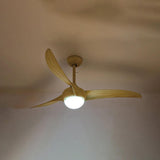 Traditional 52 Inch LED Ceiling Fan with Integrated Light and Remote Control