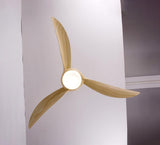 Traditional 52 Inch LED Ceiling Fan with Integrated Light and Remote Control