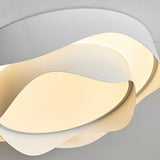 Cenia Modern Circular LED Ceiling Light White Matte Finish Minimalist Flush Mount Fixture