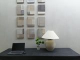Decker Ceramic Bedside Table Lamp with Pottery Vase Base and Fabric Shade