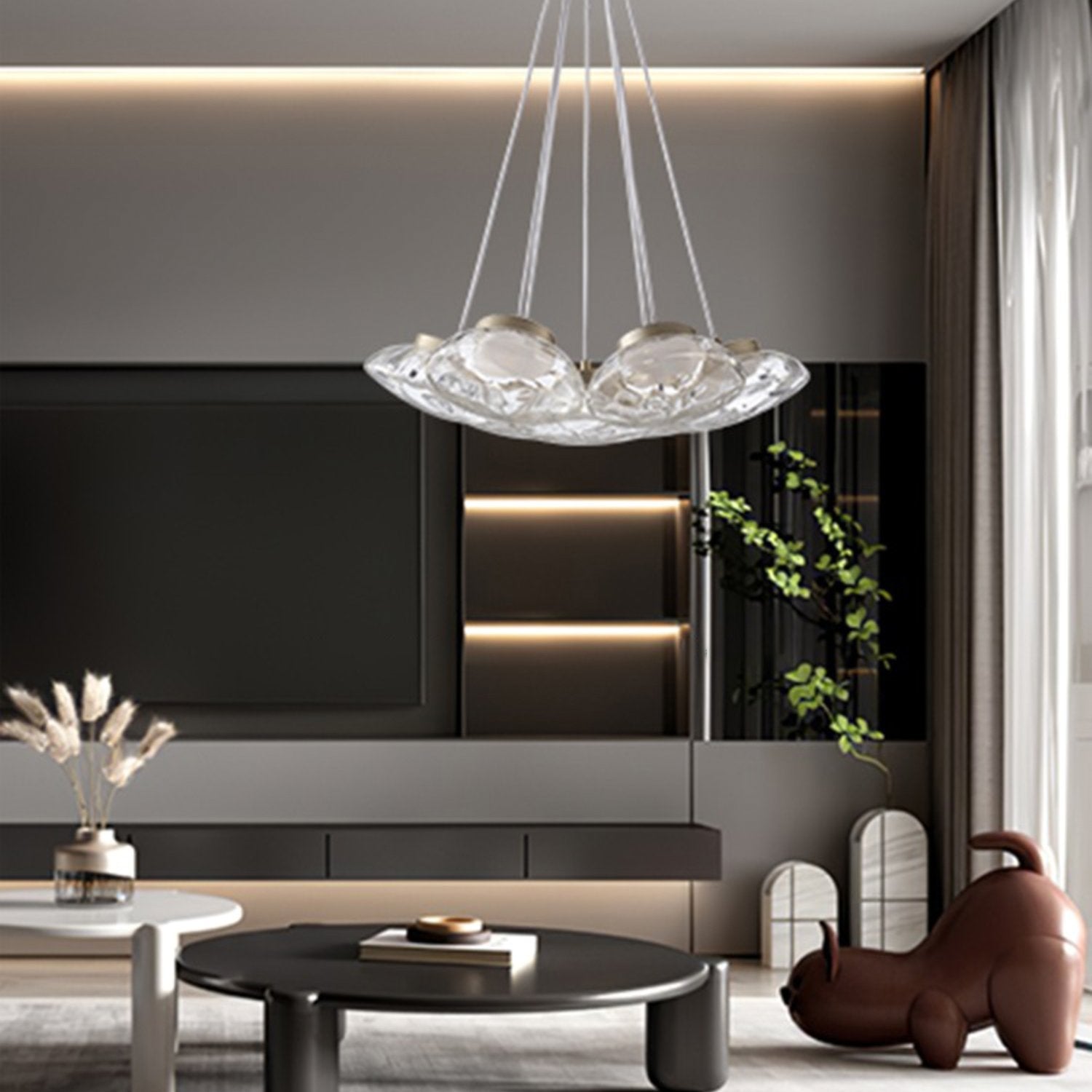 modern-ceto-style-glass-ripple-chandelier-with-integrated-led-mouth-blown-shades-for-living-room