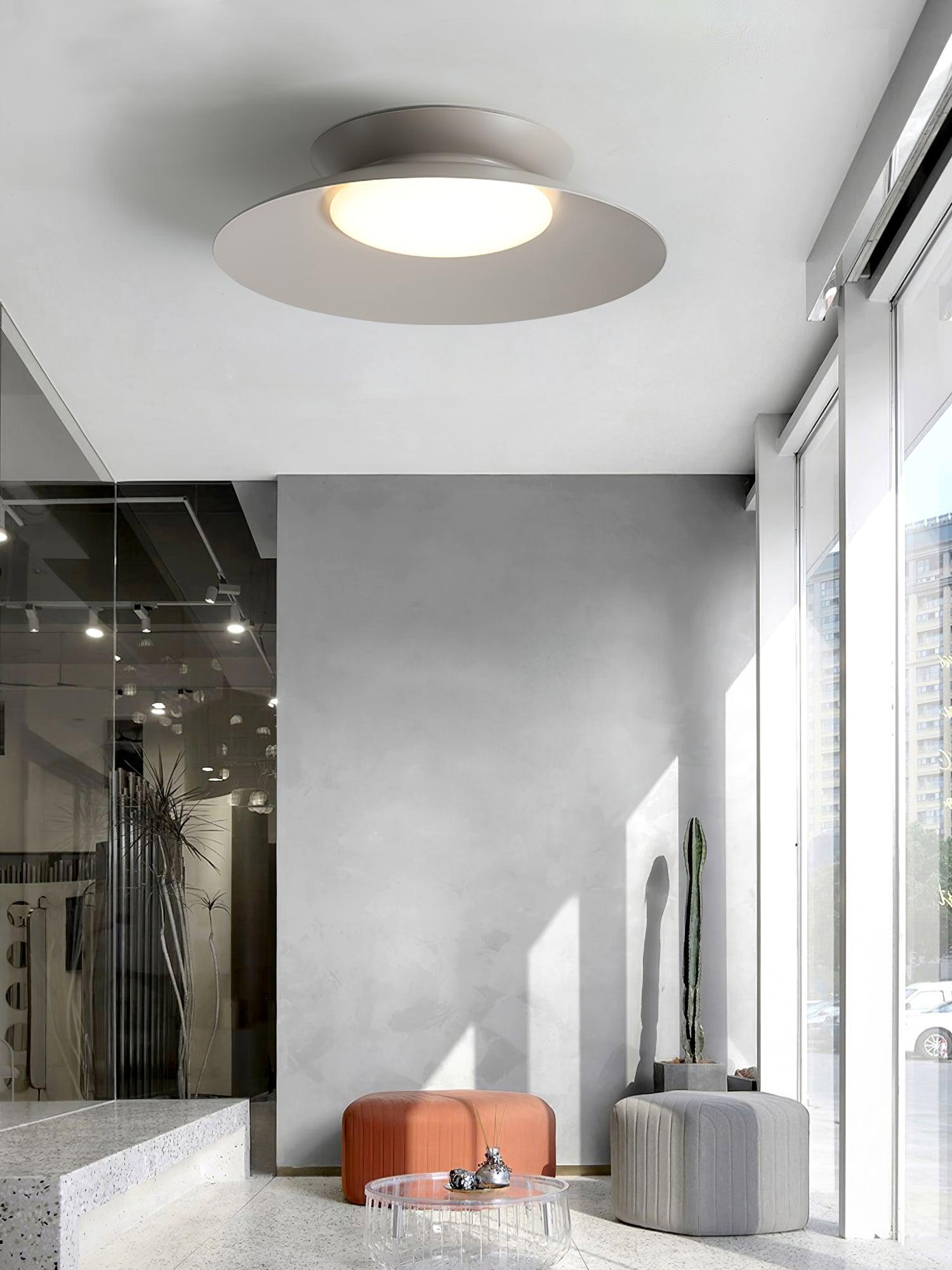 Cetra Modern Low Profile LED Flush Mount Ceiling Lamp for Contemporary Interiors