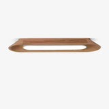 Modern Minimalist Wood and Acrylic Channel Ceiling Lamp with Integrated LED Lighting