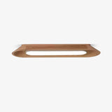 Modern Minimalist Wood and Acrylic Channel Ceiling Lamp with Integrated LED Lighting