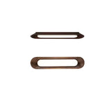 Modern Minimalist Wood and Acrylic Channel Ceiling Lamp with Integrated LED Lighting