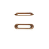 Modern Minimalist Wood and Acrylic Channel Ceiling Lamp with Integrated LED Lighting