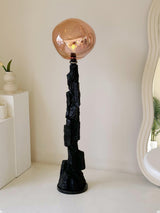 Artistic Charcoal Melt Standing Floor Lamp for Modern Home Decor and Ambient Lighting