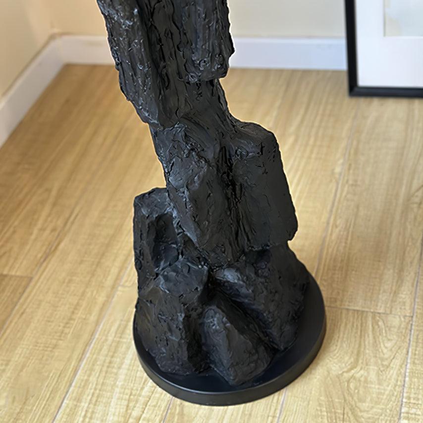 Artistic Charcoal Melt Standing Floor Lamp for Modern Home Decor and Ambient Lighting
