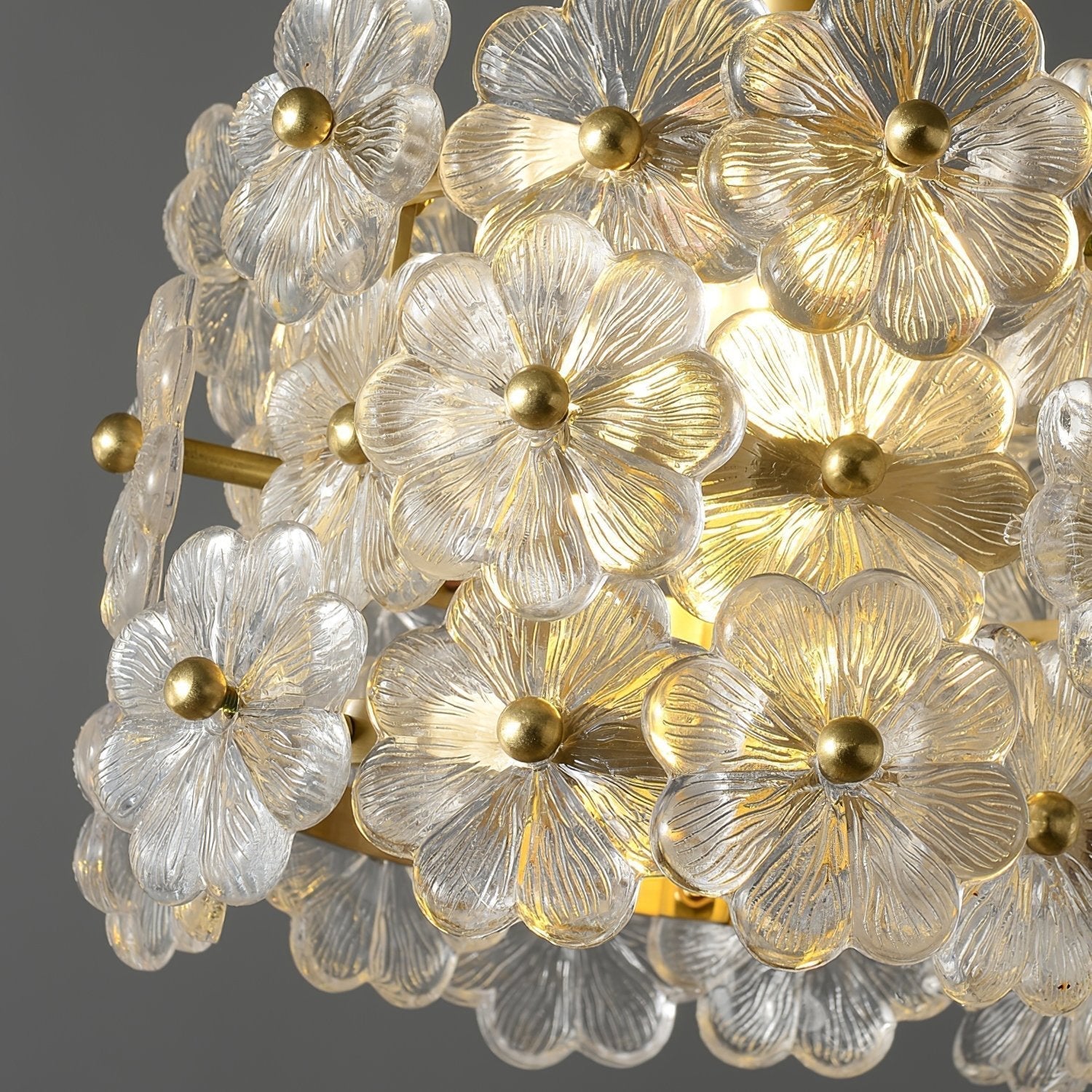 vintage-brass-and-flowered-glass-charlotte-pendant-light-fixture-for-entryway-lighting