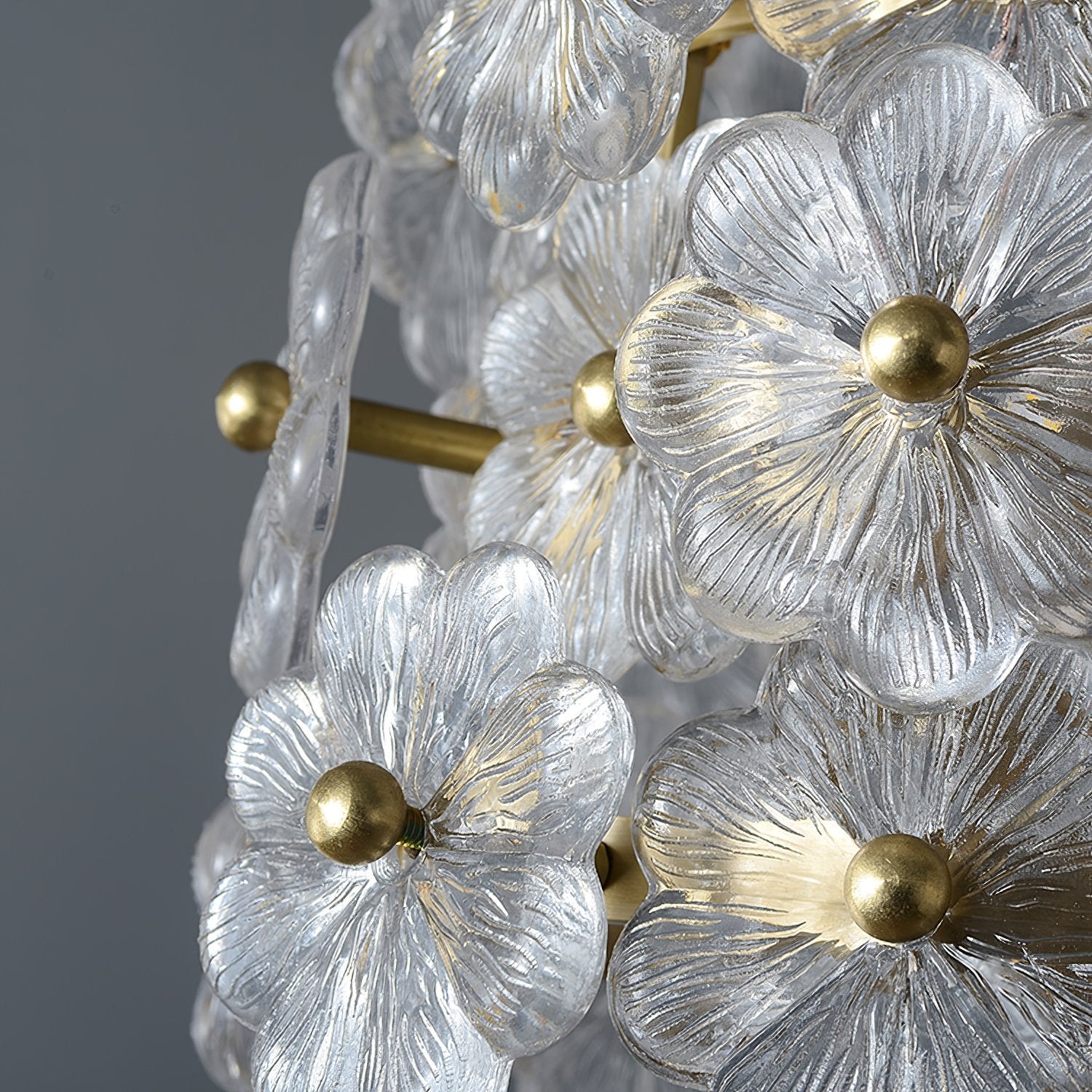 vintage-brass-and-flowered-glass-charlotte-pendant-light-fixture-for-entryway-lighting