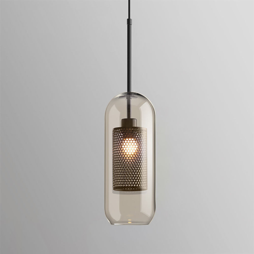 Modern Chiswick Glass Pendant Lamp for Kitchen Island and Living Room Lighting