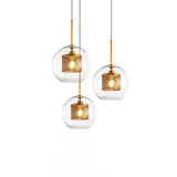 Modern Chiswick Glass Pendant Lamp for Kitchen Island and Living Room Lighting