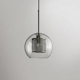 Modern Chiswick Glass Pendant Lamp for Kitchen Island and Living Room Lighting