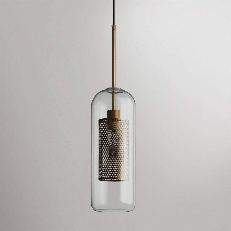 Modern Chiswick Glass Pendant Lamp for Kitchen Island and Living Room Lighting