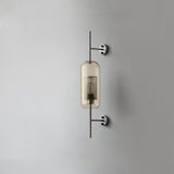 Contemporary Chiswick Glass Wall Sconce Sphere and Capsule Indoor Lighting Fixture