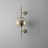 Contemporary Chiswick Glass Wall Sconce Sphere and Capsule Indoor Lighting Fixture