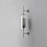 Contemporary Chiswick Glass Wall Sconce Sphere and Capsule Indoor Lighting Fixture