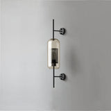 Contemporary Chiswick Glass Wall Sconce Sphere and Capsule Indoor Lighting Fixture