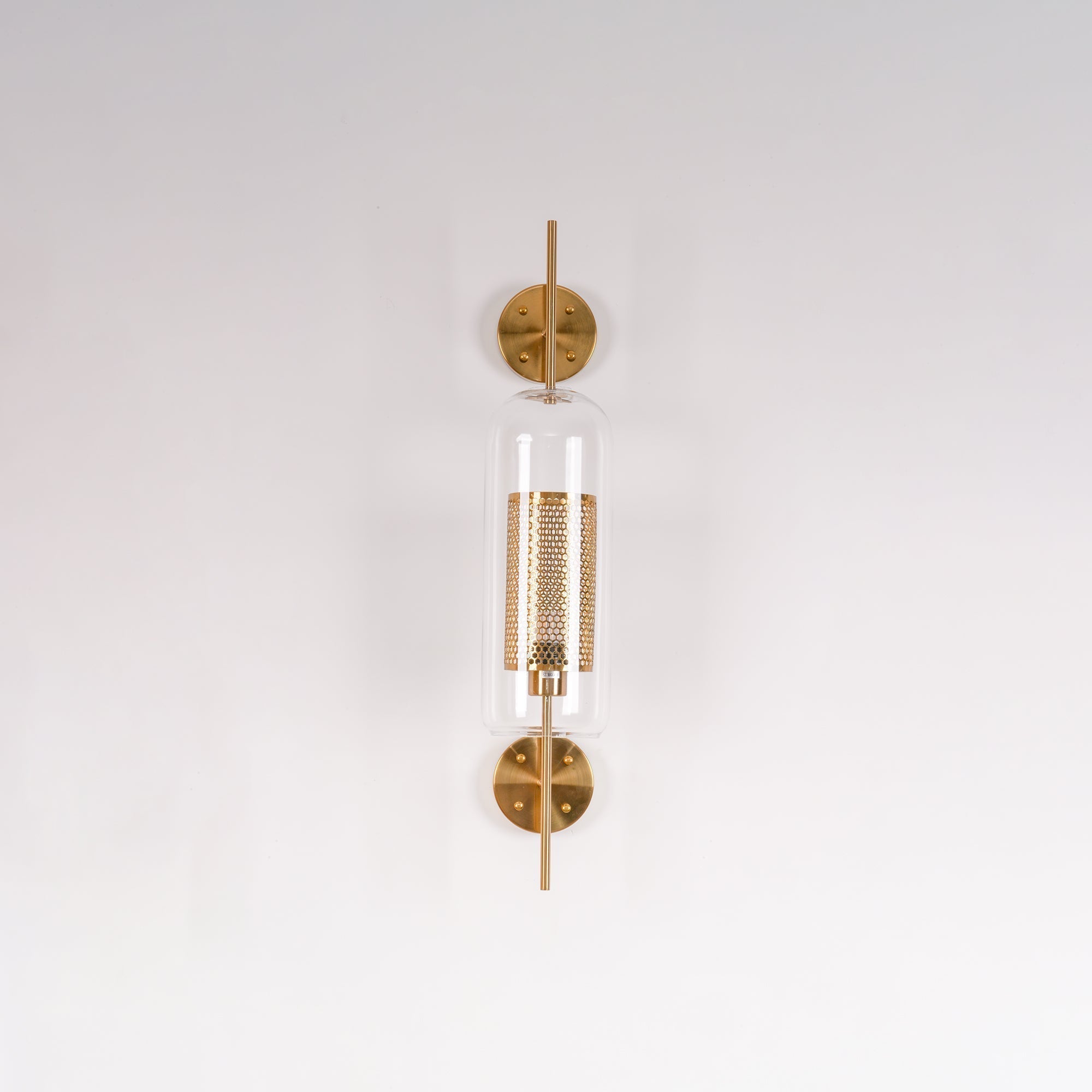 Contemporary Chiswick Glass Wall Sconce Sphere and Capsule Indoor Lighting Fixture