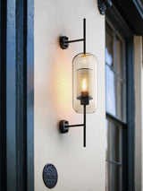 Contemporary Chiswick Glass Wall Sconce Sphere and Capsule Indoor Lighting Fixture
