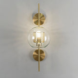 Contemporary Chiswick Glass Wall Sconce Sphere and Capsule Indoor Lighting Fixture