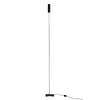Modern Minimalist Cima Floor Lamp with Black Cylindrical Uplight Heads