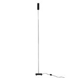 Modern Minimalist Cima Floor Lamp with Black Cylindrical Uplight Heads