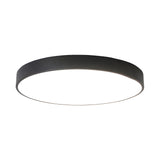 Modern Circular Slimline LED Ceiling Light Minimalist Flush Mount Overhead Fixture