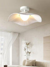 Modern White Cloud Fabric LED Ceiling Lamp for Bedroom and Kids Room