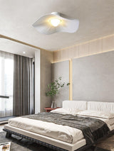 Modern White Cloud Fabric LED Ceiling Lamp for Bedroom and Kids Room