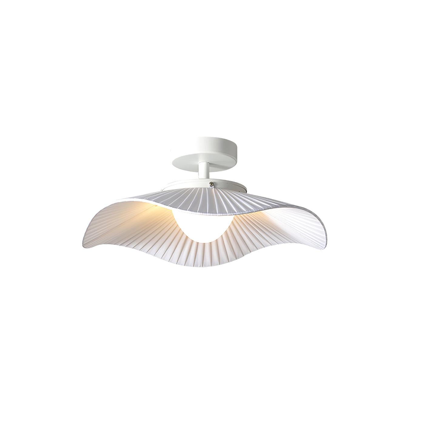 Modern White Cloud Fabric LED Ceiling Lamp for Bedroom and Kids Room