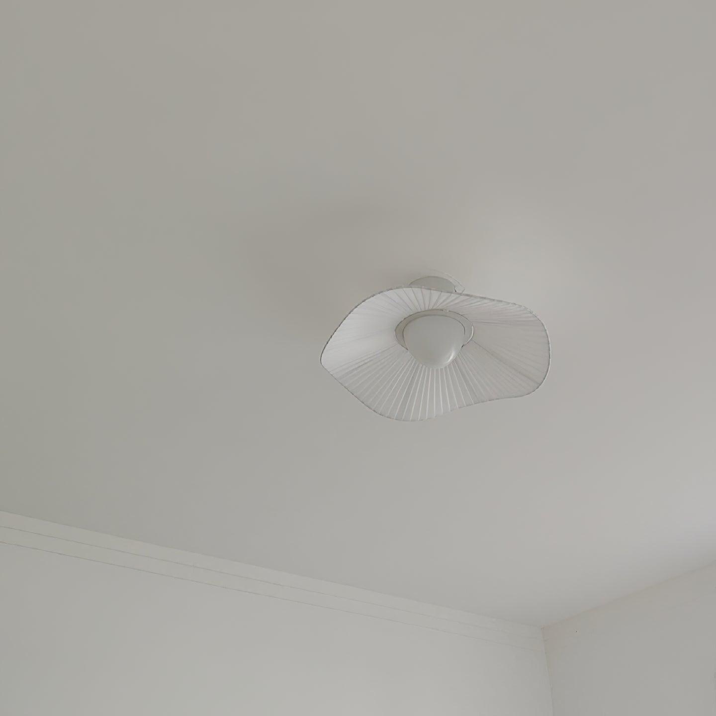 Modern White Cloud Fabric LED Ceiling Lamp for Bedroom and Kids Room