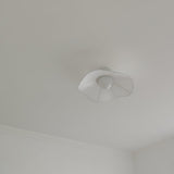 Modern White Cloud Fabric LED Ceiling Lamp for Bedroom and Kids Room