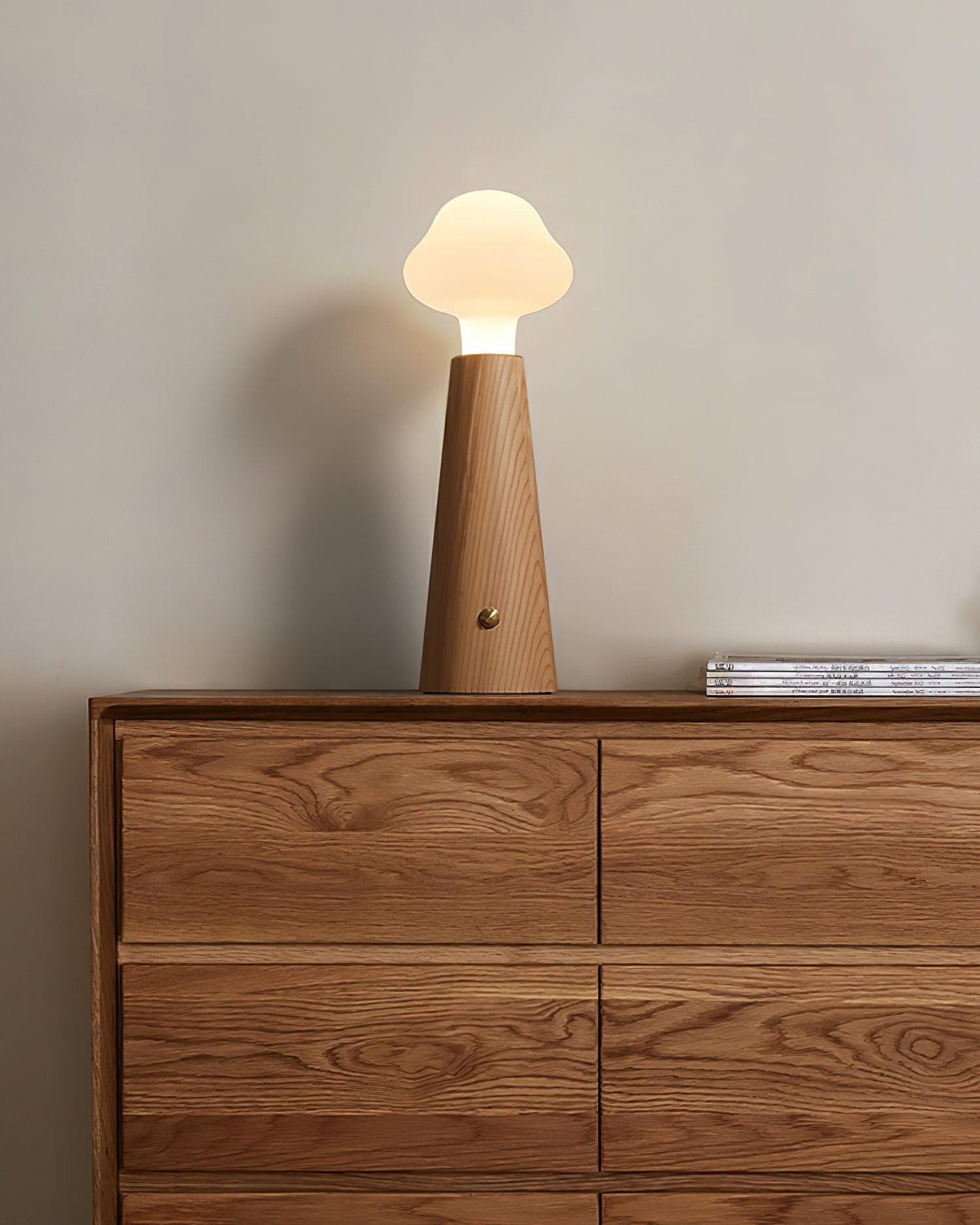 Cloudlet LED Table Lamp Contemporary Wood and Acrylic Desk Light for Soft Ambient Illumination