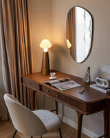 Cloudlet LED Table Lamp Contemporary Wood and Acrylic Desk Light for Soft Ambient Illumination