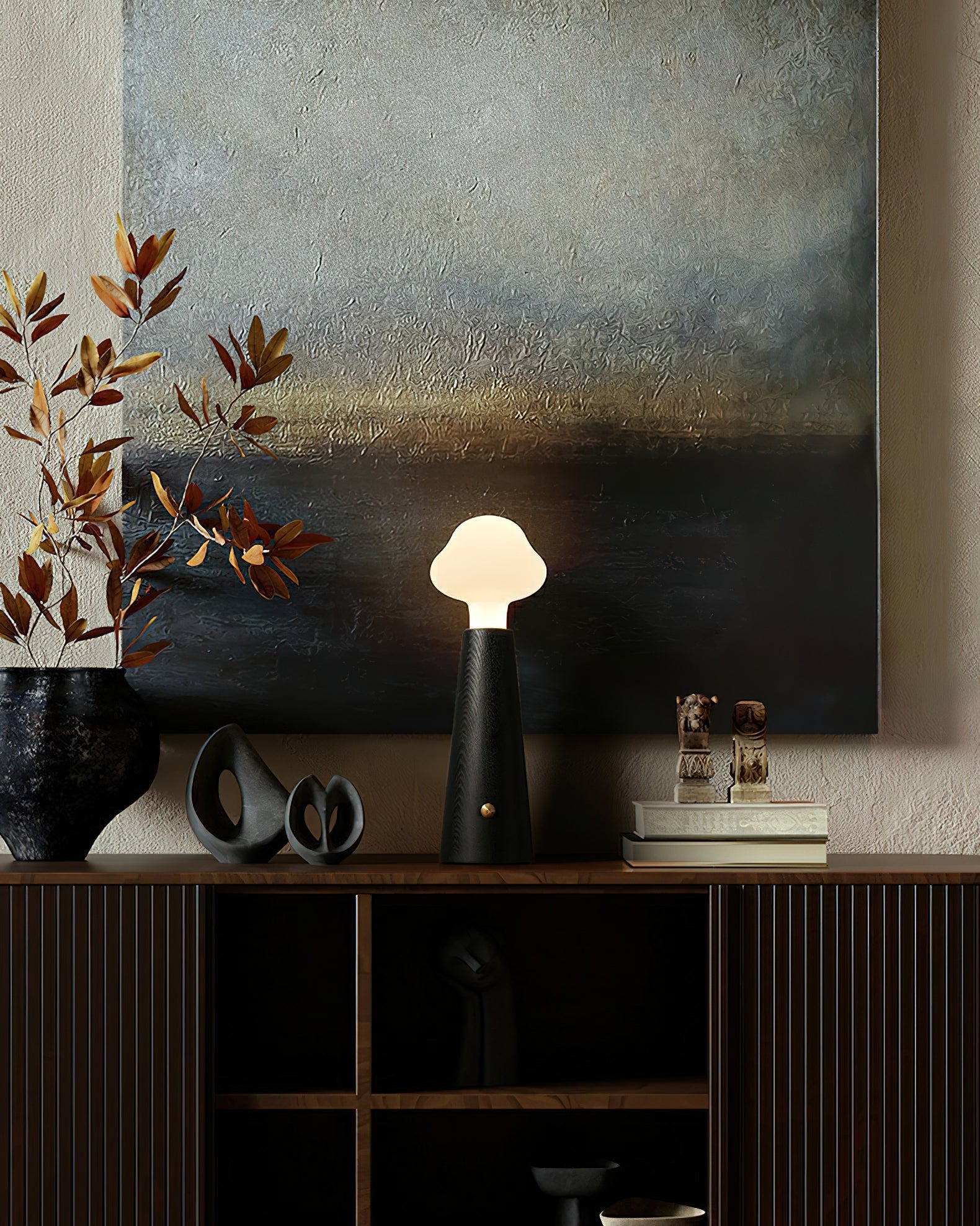 Cloudlet LED Table Lamp Contemporary Wood and Acrylic Desk Light for Soft Ambient Illumination