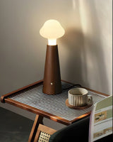 Cloudlet LED Table Lamp Contemporary Wood and Acrylic Desk Light for Soft Ambient Illumination