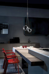 artistic-led-cluster-bubble-pendant-lamp-with-chrome-accents-and-glass-spheres