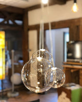 artistic-led-cluster-bubble-pendant-lamp-with-chrome-accents-and-glass-spheres