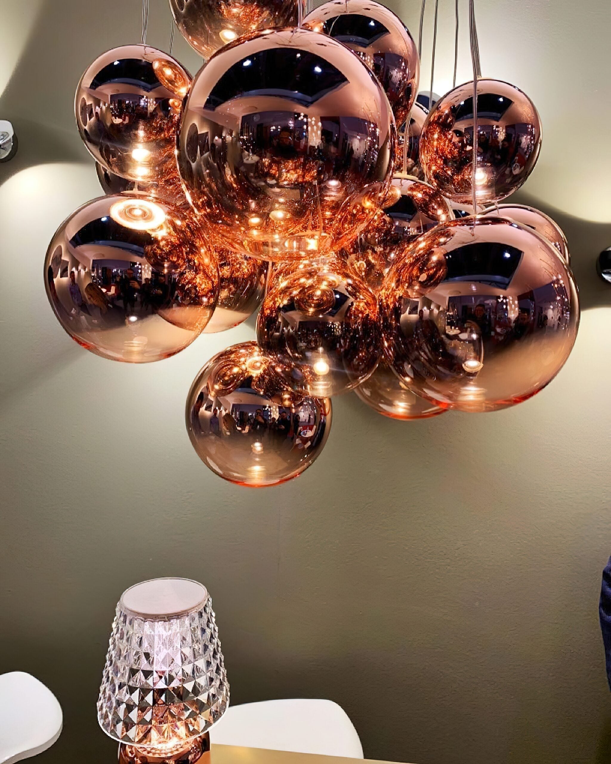 artistic-led-cluster-bubble-pendant-lamp-with-chrome-accents-and-glass-spheres
