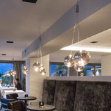 artistic-led-cluster-bubble-pendant-lamp-with-chrome-accents-and-glass-spheres