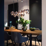 artistic-led-cluster-bubble-pendant-lamp-with-chrome-accents-and-glass-spheres