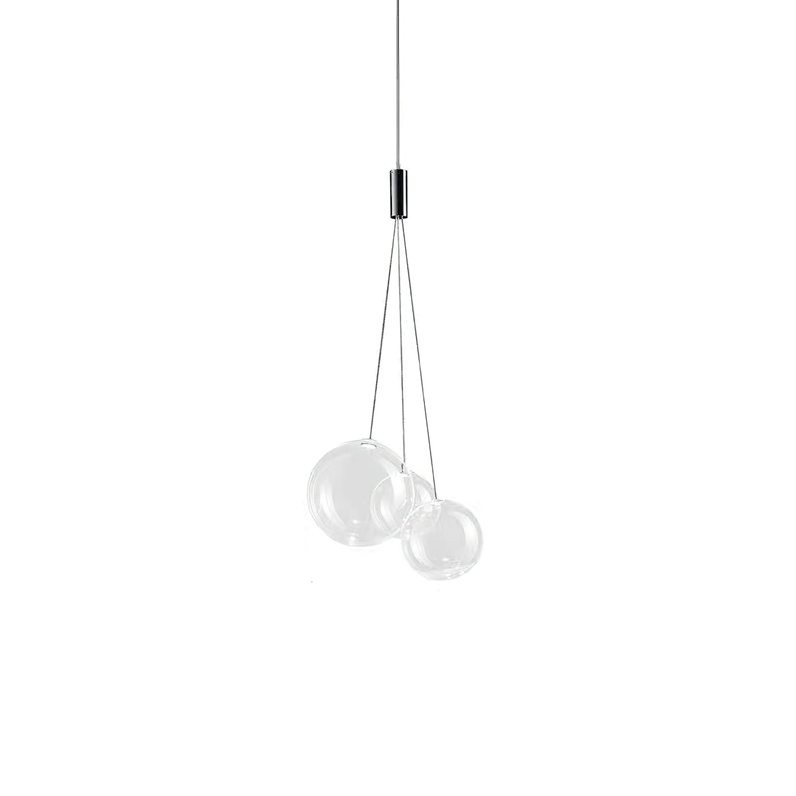 artistic-led-cluster-bubble-pendant-lamp-with-chrome-accents-and-glass-spheres