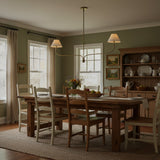 modern-antique-brass-chandelier-with-curved-arms-and-white-tapered-fabric-shades