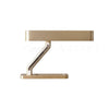 Modern Industrial Brass Table Lamp with Integrated LED and Built in Pen Tray