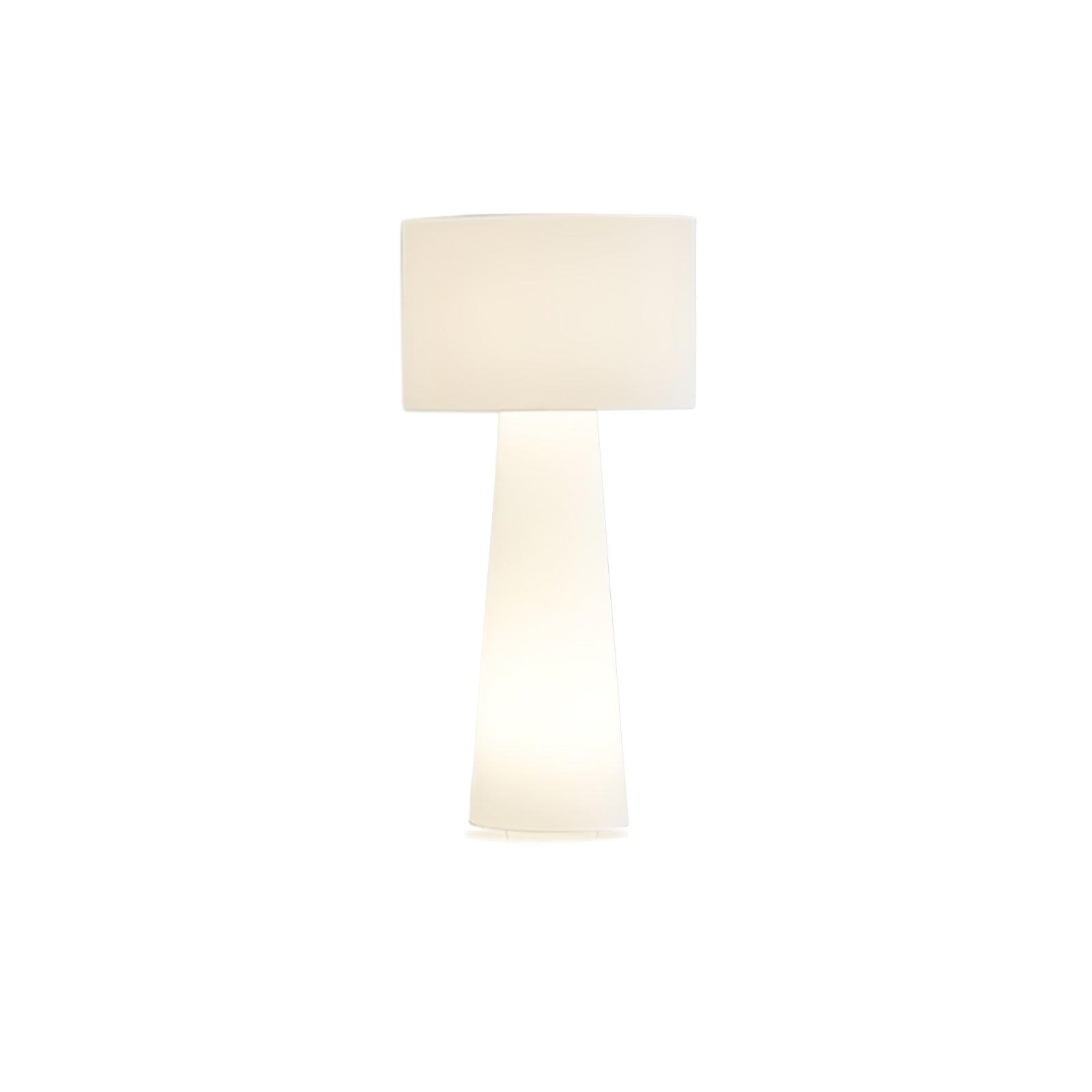 Modern Column White Fabric Floor Lamp Elegant Minimalist Cylinder Standing Light