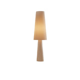 Modern Column White Fabric Floor Lamp Elegant Minimalist Cylinder Standing Light