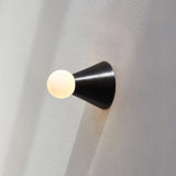 Modern Minimalist Conical Glass Ceiling Light Fixture for Indoor Use