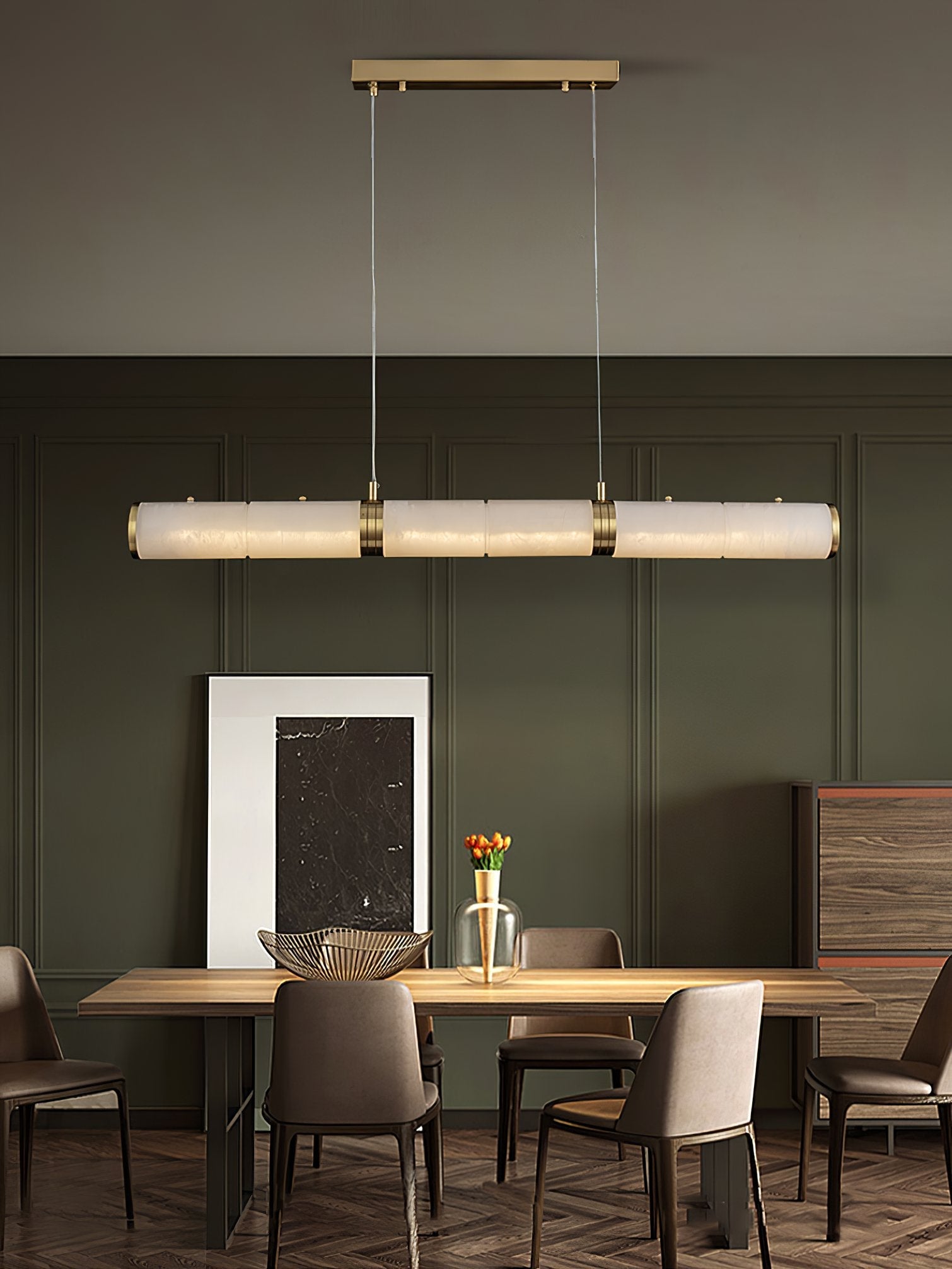 luxury-brass-and-alabaster-linear-pendant-light-modern-integrated-led-kitchen-island-chandelier